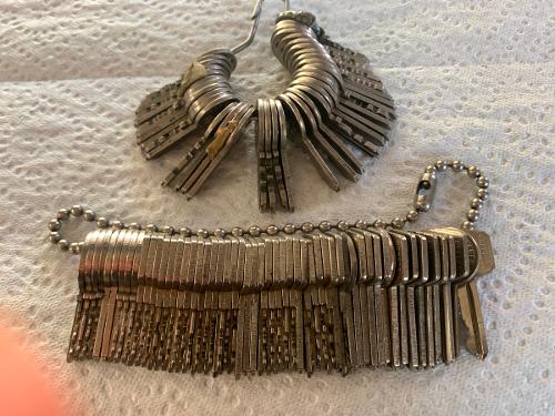 CODED ENGLISH KEYS - IGNITION & FORK LOCK KEYS $12 EACH